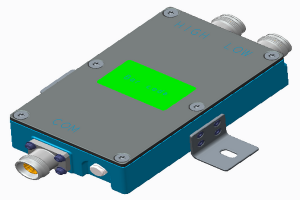 5G low PIM IP67 diplexer covering from 698-4200MHz for indoor or outdoor solutions