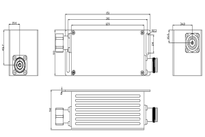 Low PIM Attenuator Operating From 698-2700MHz JX-AT-698M2700M-xMD20W