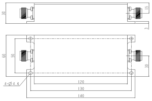 Lowpass LC Filter Operating From 30-600MHz With the Option of N Connector  JX-LPF1-30M600M-40N