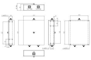 Cavity Duplexer JX-CD2-703M803M-70S Operating from 758-803 MHz/703-748 MHz Low Insertion Loss Small Volume