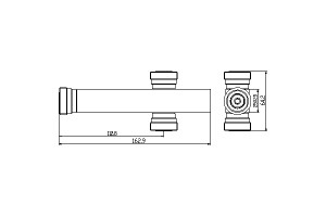 Power Divider N-F 4.3/10-F DIN-F Connector 350-2700MHz JX-x-NFS_DFS_MDFS-4.3