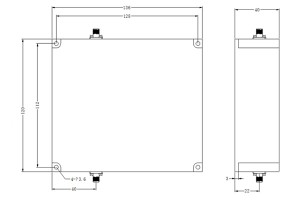 5 Ways Cavity Combiner SMA-F Connector 832-2570MHz Low Insertion Loss Small Volume JX-CC5-8322570-35NS