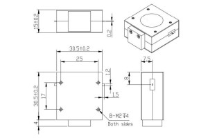 Drop-In Isolator Operating from 2.0-6.0GHz  JX-CI-2G6G-12PIN