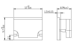 Microstrip Isolator Operating from 6.0-18.0GHz JX-CI-6G18G-13M