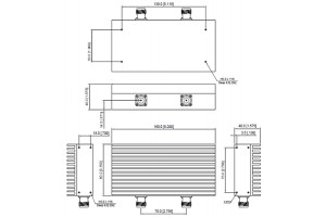 ISOLATOR N-F Connector 380-420MHz Low Insertion Loss JX-CI1-380420-60N