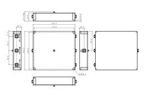 Good Quality Custom Design Multiplexer/Combiner - 3 Ways Cavity Combiner SMA-F Connector 758-869MHz Low Insertion Loss Small Volume JX-TRIPLEXER-813C  – Jingxin Technology