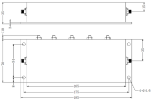 UHF Bandstop Filter Operating From 430-435MHz JX-BSF1-430M435M-40S