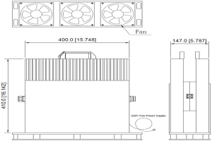 High Power 2000W Attenuator Operating From DC-3GHz JX-AT-DC3G-2000Wxx