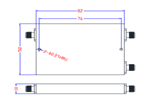 5G Diplexer Covering from 700-2700/3300-4200MHz JX-D2-700M4200M-50SF