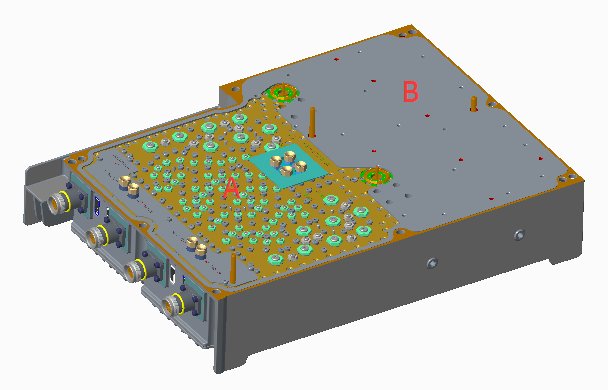 How to design a miniaturized system to integrate passive and active components on a “filter carrier”?